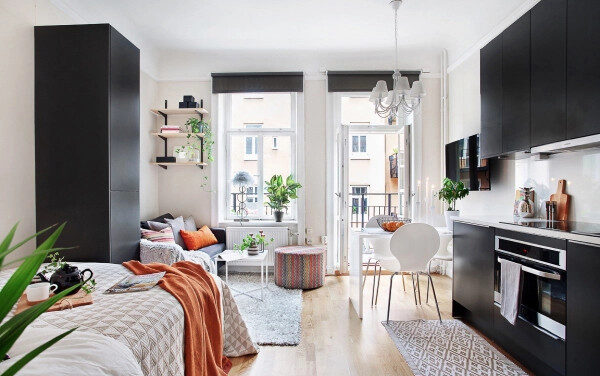 Bếp đối diện phòng ngủ là lỗi phong thủy cần tránh