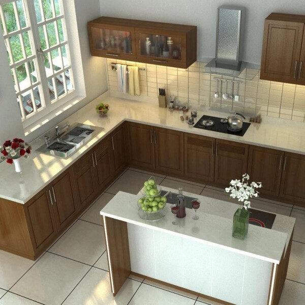 Bếp và bồn rửa cần bố trí cách nhau