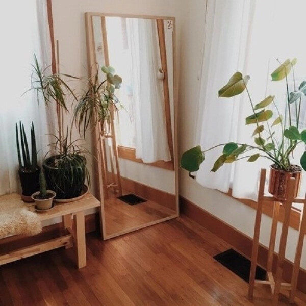 Gương trong cánh tủ quần áo giúp tiết kiệm diện tích