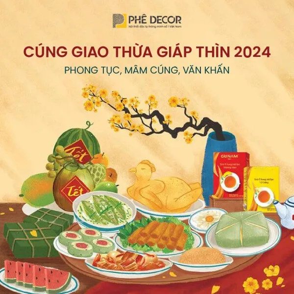 Cúng giao thừa Giáp Thìn 2024: Phong tục, mâm cúng, những lưu ý