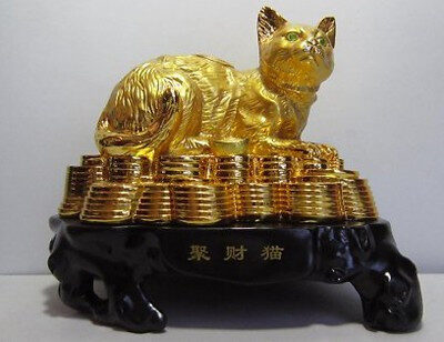 Mèo phong thủy bằng đá