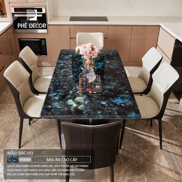 Sắc xanh của BAC103 mang đến sự vượng khó cho toàn bộ căn bếp