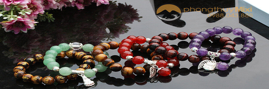 Vòng tay phong thủy đa dạng